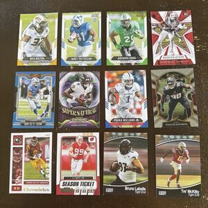 2021 Panini St. Brown RC Watt RC Lamar Jackson Moore RC Football 12 Card Lot NM